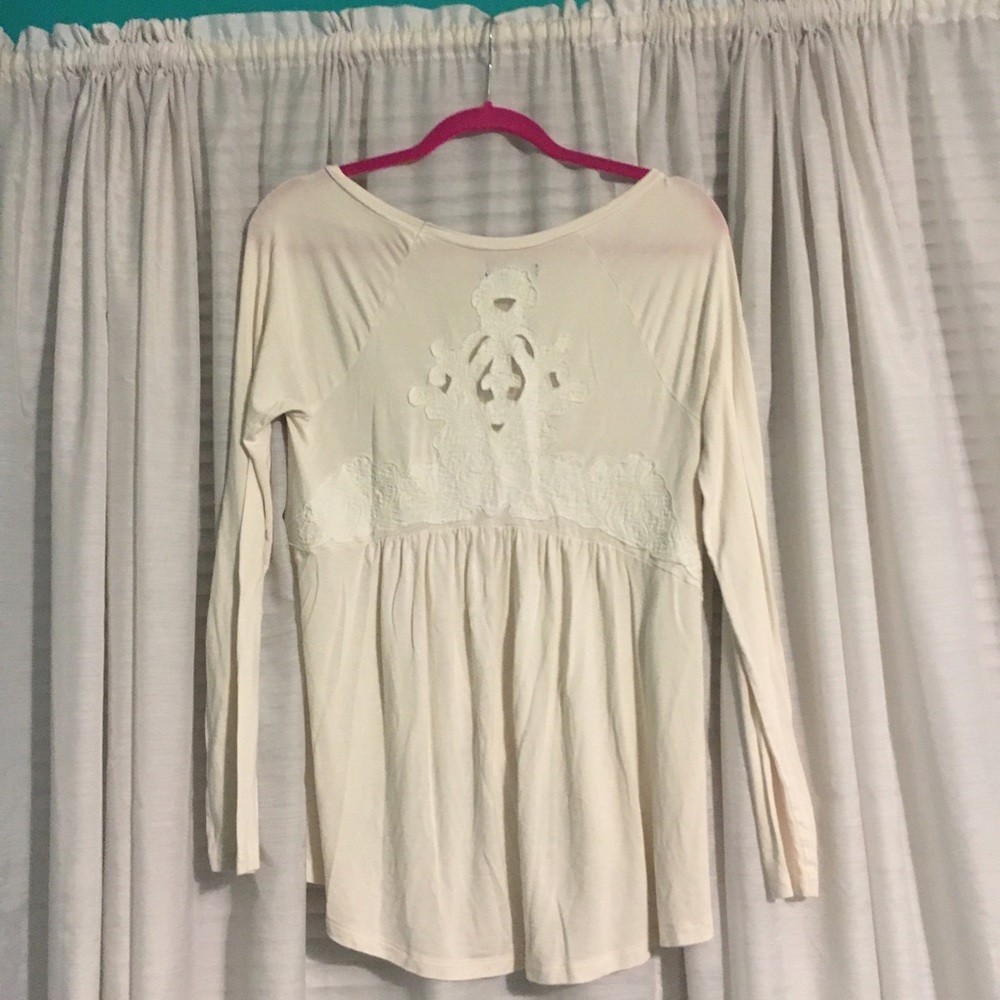 White "soft and sexy" long sleeve